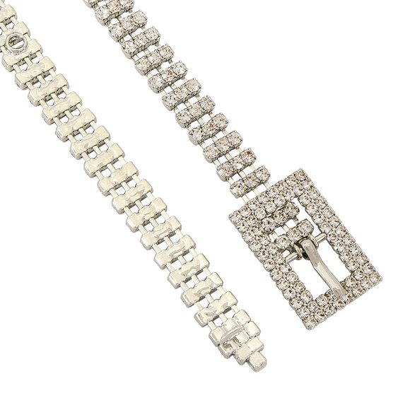 B-low the belt baby Farrah new pink rhinestone belt - Picture 3 of 4